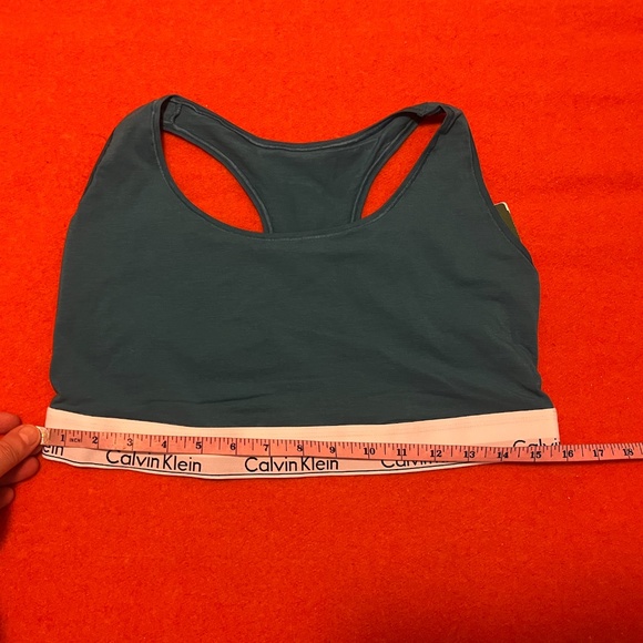 Calvin Klein blue sporty cotton modal bralette plus size NWT - Picture 7 of 8